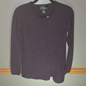 Philosophy Deep Purple Knit Top